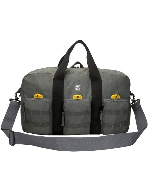 ARTSAC( アートサック)の「ART SAC/アートサック Harring Triple Holdall ダッフルバッグ(ボストンバッグ・メンズ・サンドベージュ/ブラック/グレー/カーキ/ライトピンク・ONE SIZE)」の2枚目の写真