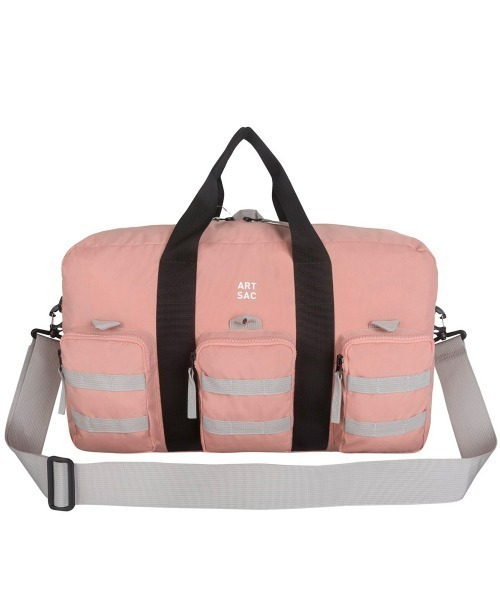 ARTSAC( アートサック)の「ART SAC/アートサック Harring Triple Holdall ダッフルバッグ(ボストンバッグ・メンズ・サンドベージュ/ブラック/グレー/カーキ/ライトピンク・ONE SIZE)」の5枚目の写真