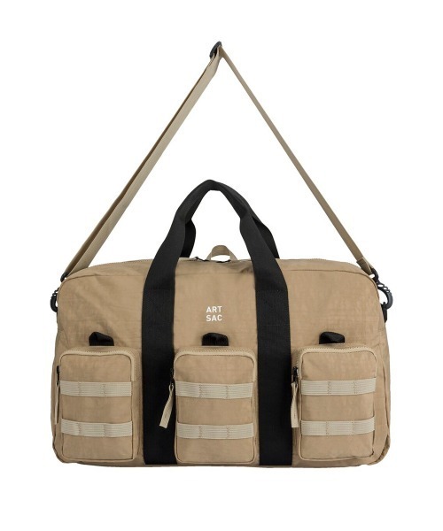 ARTSAC( アートサック)の「ART SAC/アートサック Harring Triple Holdall ダッフルバッグ(ボストンバッグ・メンズ・サンドベージュ/ブラック/グレー/カーキ/ライトピンク・ONE SIZE)」の22枚目の写真