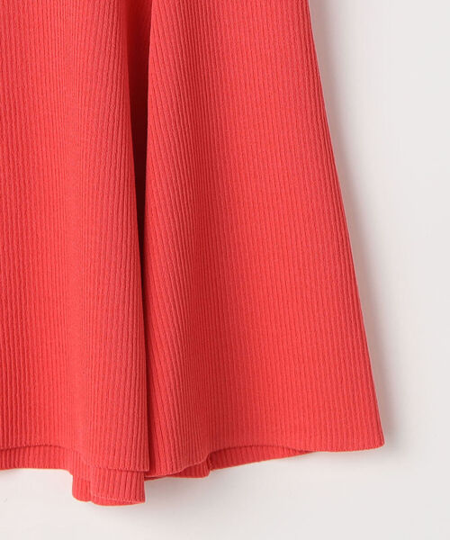 NOLLEY’S Sophi(ノーリーズソフィ)の「《手洗い可能》リブフレアショートスリーブプルオーバーニット(ニット/セーター・レディース・ホワイト/レッド/ブラック・38)」の7枚目の写真