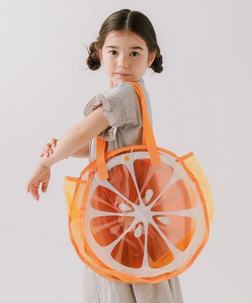 BAYFLOW（ベイフロー）の「フルーツプールバッグ [35cm×35cm](KIDS)（トートバッグ・キッズ・グリーン/レッド/ピンク/オレンジ/イエロー/ライトイエロー/レッド系・FREE）」の7枚目の写真