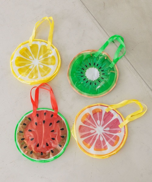 BAYFLOW（ベイフロー）の「フルーツプールバッグ [35cm×35cm](KIDS)（トートバッグ・キッズ・グリーン/レッド/ピンク/オレンジ/イエロー/ライトイエロー/レッド系・FREE）」の18枚目の写真