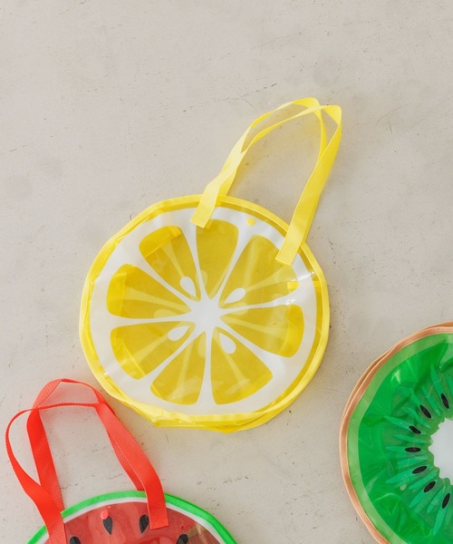 BAYFLOW（ベイフロー）の「フルーツプールバッグ [35cm×35cm](KIDS)（トートバッグ・キッズ・グリーン/レッド/ピンク/オレンジ/イエロー/ライトイエロー/レッド系・FREE）」の21枚目の写真