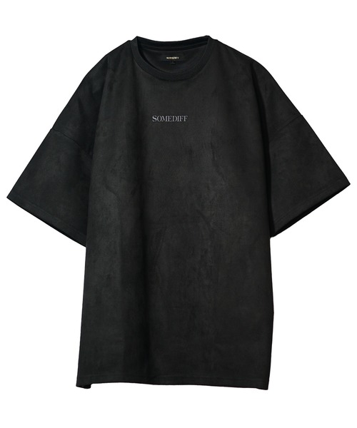 SOMEDIFF（サムディフ）の「スウェード半袖Tシャツ メンズ ゆったり オーバーサイズ 上品な生地（Tシャツ/カットソー・メンズ・ホワイト/グレー/ベージュ/ブルー/ブラック・L/XL/M）」の12枚目の写真
