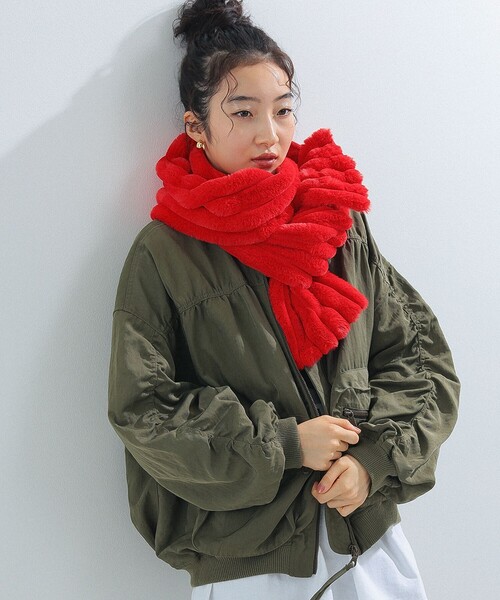 Ray Beams PENNEYS / ファー ジャケット　赤　レッド Ray BEAMS（レイビームス）の「PENNEY'S × Ray BEAMS / 別注