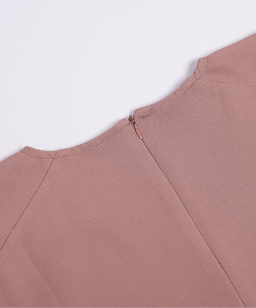 AMELY(エミリー)の「ランタン袖ワンピース(ワンピース・レディース・ベージュ/ブラック/イエロー/ピンク・フリー)」の21枚目の写真