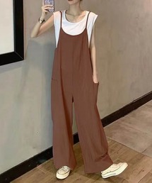 YUGA ワイドレッグ オーバーオール