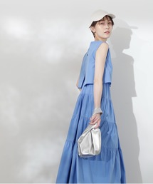 N.（N. Natural Beauty Basic） | 【S Size Line】◆レイヤートップコットンキャミワンピース(ワンピース)