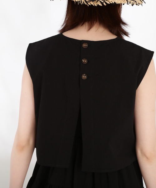 N.(N. Natural Beauty Basic)(エヌエヌナチュラルビューティーベーシック)の「【S Size Line】◆レイヤートップコットンキャミワンピース(ワンピース・レディース・ブラック/レッド/ブルー・SMALL/MEDIUM)」の14枚目の写真