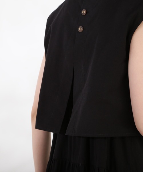 N.(N. Natural Beauty Basic)(エヌエヌナチュラルビューティーベーシック)の「【S Size Line】◆レイヤートップコットンキャミワンピース(ワンピース・レディース・ブラック/レッド/ブルー・SMALL/MEDIUM)」の15枚目の写真