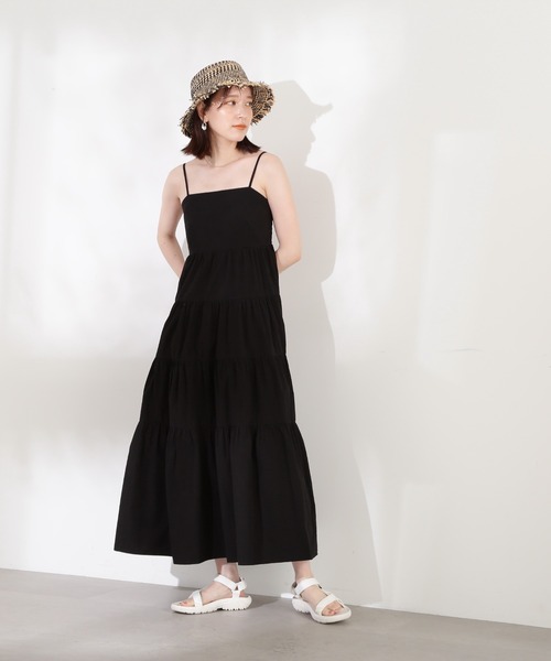 N.(N. Natural Beauty Basic)(エヌエヌナチュラルビューティーベーシック)の「【S Size Line】◆レイヤートップコットンキャミワンピース(ワンピース・レディース・ブラック/レッド/ブルー・SMALL/MEDIUM)」の17枚目の写真