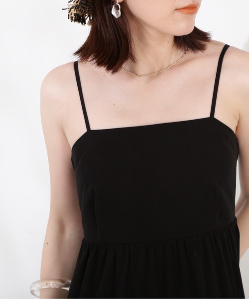 N.(N. Natural Beauty Basic)(エヌエヌナチュラルビューティーベーシック)の「【S Size Line】◆レイヤートップコットンキャミワンピース(ワンピース・レディース・ブラック/レッド/ブルー・SMALL/MEDIUM)」の18枚目の写真