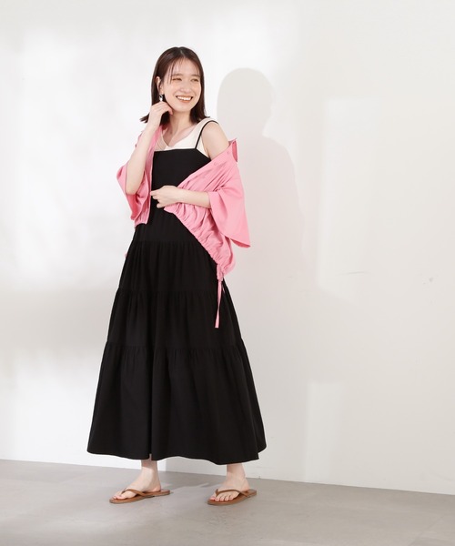 N.(N. Natural Beauty Basic)(エヌエヌナチュラルビューティーベーシック)の「【S Size Line】◆レイヤートップコットンキャミワンピース(ワンピース・レディース・ブラック/レッド/ブルー・SMALL/MEDIUM)」の20枚目の写真