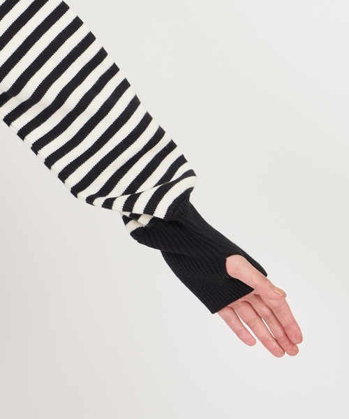 ROYAL PARTY(ロイヤルパーティー)の「ウォッシャブルハイネックミニワンピース(ワンピース・レディース・オフホワイト/ブラック/マルチ/ピンク/ボルドー・FREE)」の22枚目の写真