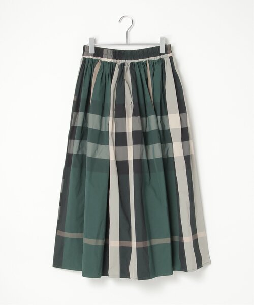 VENCEEXCHANGE（ヴァンスエクスチェンジ）の「タフタチェックギャザースカート（スカート・レディース・グリーン系/ブルー系/レッド系/ブルー/ブラック/オフホワイト/レッド/グリーン/グレー/ダークグリーン/エンジ/ネイビー/グリーン系その他/グリーン系その他2/その他1/ホワイト/ライトグレー/ライトカーキ・FREE）」の8枚目の写真