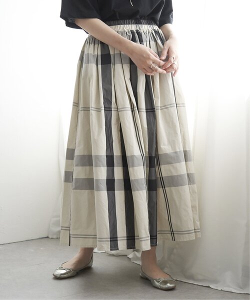 関税込*MARNI タフタ ワイドスカート ブラック タフタ製ワイドスカート、マルニシンボル入り | Marni