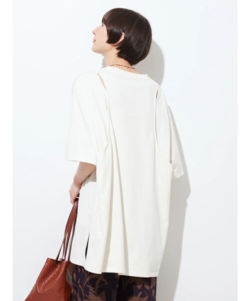 AMERICAN HOLIC（アメリカンホリック）の「バックオープンカットチュニック①（チュニック・レディース・アイボリー/ブラック・M/L）」の17枚目の写真