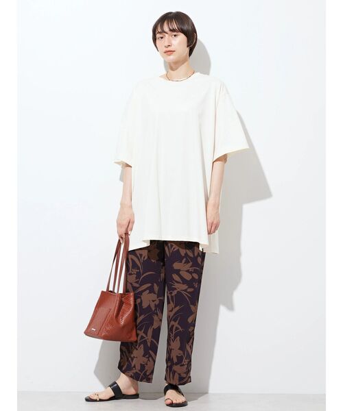 AMERICAN HOLIC（アメリカンホリック）の「バックオープンカットチュニック①（チュニック・レディース・アイボリー/ブラック・M/L）」の11枚目の写真