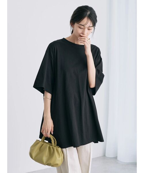 AMERICAN HOLIC（アメリカンホリック）の「バックオープンカットチュニック①（チュニック・レディース・アイボリー/ブラック・M/L）」の15枚目の写真