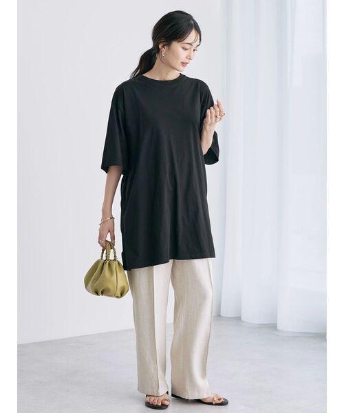 AMERICAN HOLIC（アメリカンホリック）の「バックオープンカットチュニック①（チュニック・レディース・アイボリー/ブラック・M/L）」の12枚目の写真