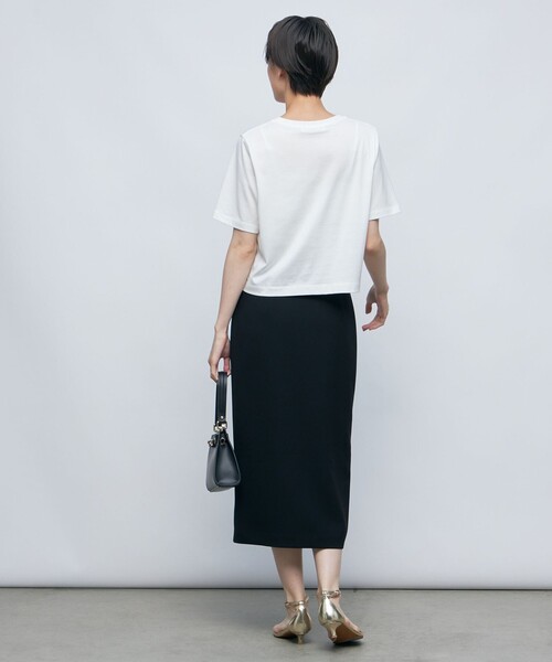 NOLLEY’S Sophi(ノーリーズソフィ)の「ダブルクロスジップタイトスカート(スカート・レディース・ブラック/カーキ・36/38)」の19枚目の写真