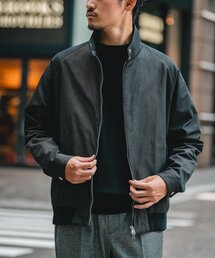 EDIFICE | ハイデンシティー ウェザー ピーチスキン ハリントン ブルゾン(ブルゾン)