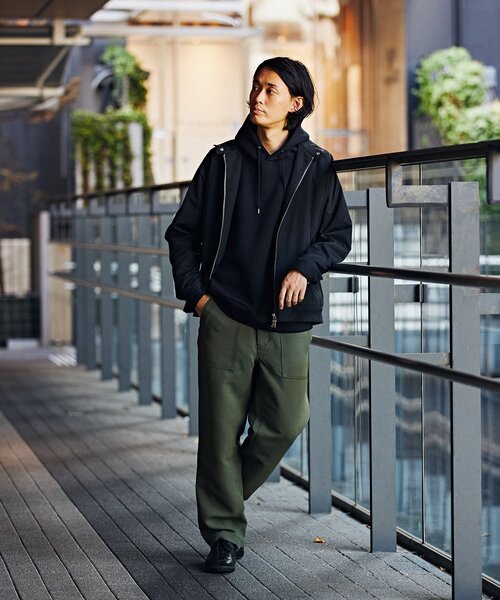 EDIFICE ピーチウェザー ハリントンジャケット EDIFICE（エディフィス）の「ピーチウェザー ハリントンジャケット