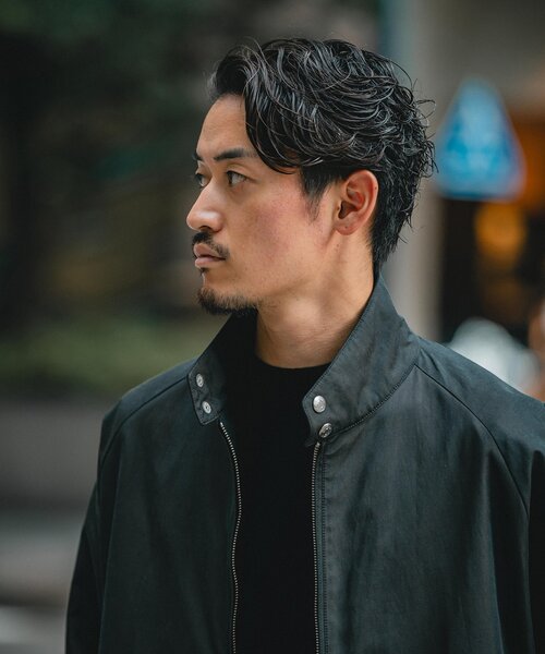 セール】ハイデンシティー ウェザー ピーチスキン ハリントン ブルゾン