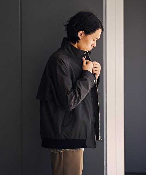EDIFICE ピーチウェザー ハリントンジャケット EDIFICE（エディフィス）の「ピーチウェザー ハリントンジャケット