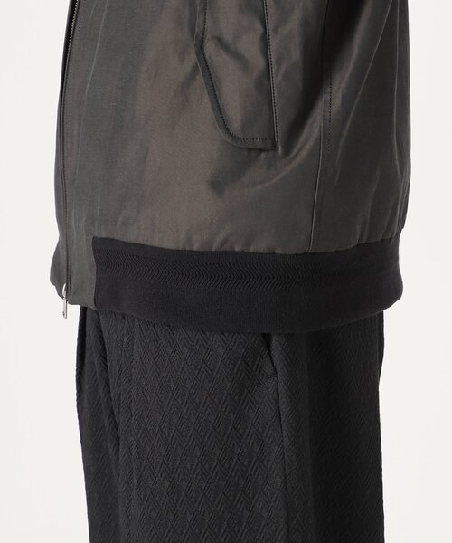 EDIFICE（エディフィス）の「ハイデンシティー ウェザー ピーチスキン ハリントン ブルゾン（ブルゾン・メンズ・ベージュ/ブラック/ブラウン・MEDIUM/SMALL/LARGE）」の19枚目の写真