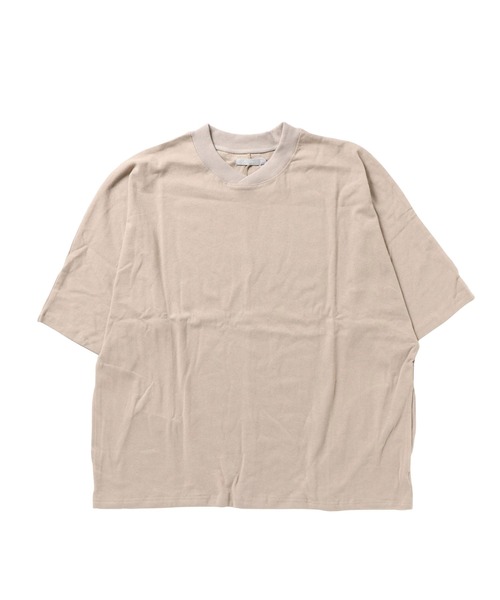 Lulu ＆ Arnie（るるあんどあーにー）の「オーバーサイズ ドルマンスリーブ S/S カットソー（Tシャツ/カットソー・メンズ・ブラック/オフホワイト/グレイッシュベージュ・MEDIUM/LARGE）」の6枚目の写真