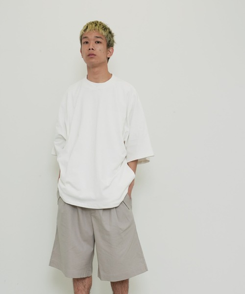 Lulu ＆ Arnie（るるあんどあーにー）の「オーバーサイズ ドルマンスリーブ S/S カットソー（Tシャツ/カットソー・メンズ・ブラック/オフホワイト/グレイッシュベージュ・MEDIUM/LARGE）」の15枚目の写真