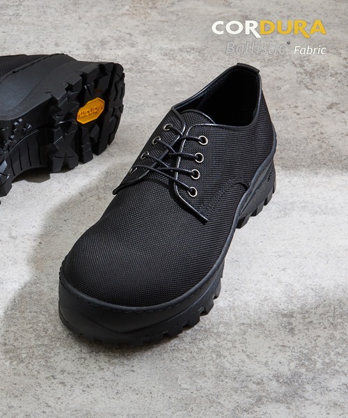 PADRONE（パドローネ）の「PADRONE パドローネ / DERBY PLAIN TOE SHOES ダービー プレーントゥシューズ / PU8840-2001（ドレスシューズ・メンズ・ブラック/ブラック系その他・40/41/42/43）」の2枚目の写真