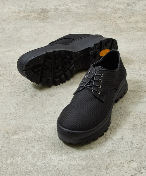 PADRONE（パドローネ）の「PADRONE パドローネ / DERBY PLAIN TOE SHOES ダービー プレーントゥシューズ / PU8840-2001（ドレスシューズ・メンズ・ブラック/ブラック系その他・40/41/42/43）」の18枚目の写真