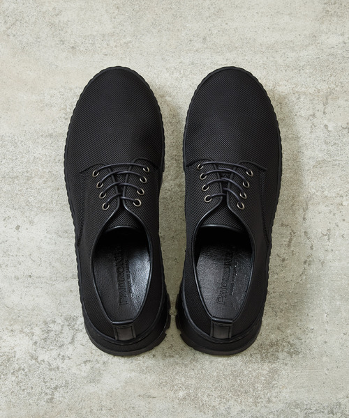 PADRONE（パドローネ）の「PADRONE パドローネ / DERBY PLAIN TOE SHOES ダービー プレーントゥシューズ / PU8840-2001（ドレスシューズ・メンズ・ブラック/ブラック系その他・40/41/42/43）」の9枚目の写真