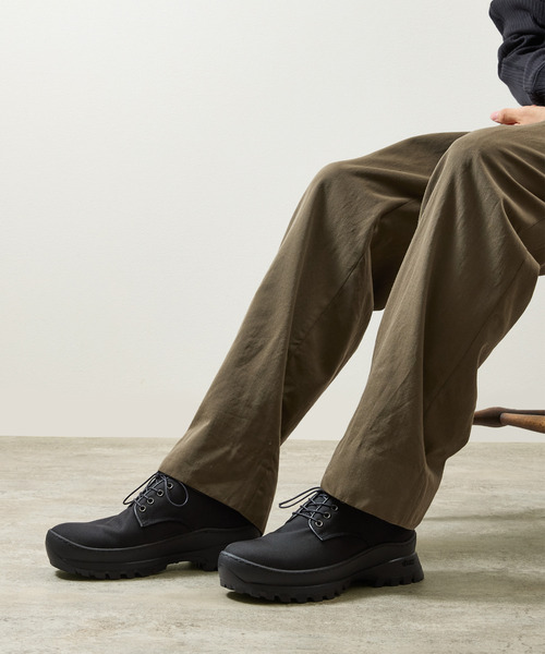 PADRONE（パドローネ）の「PADRONE パドローネ / DERBY PLAIN TOE SHOES ダービー プレーントゥシューズ / PU8840-2001（ドレスシューズ・メンズ・ブラック/ブラック系その他・40/41/42/43）」の8枚目の写真