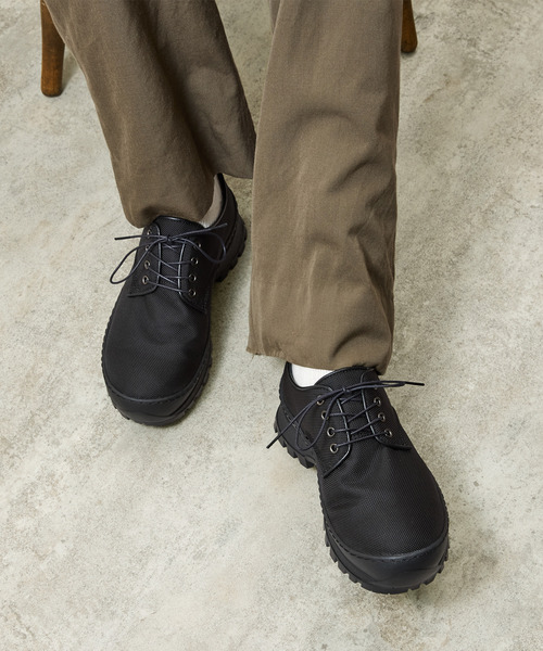 PADRONE（パドローネ）の「PADRONE パドローネ / DERBY PLAIN TOE SHOES ダービー プレーントゥシューズ / PU8840-2001（ドレスシューズ・メンズ・ブラック/ブラック系その他・40/41/42/43）」の6枚目の写真