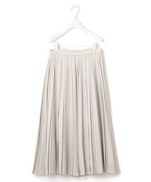 ICB（アイシービー）の「【洗える】レザーライクプリーツ スカート（スカート）」