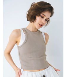 ALEXIA STAM | Layered Rib Tank Top / レイヤードリブタンクトップSet(タンクトップ)