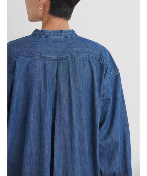 AMERICAN HOLIC（アメリカンホリック）の「デニムシャツワンピース（シャツワンピース・レディース・インディゴブルー/ブラック・M/L）」の18枚目の写真