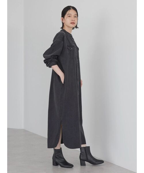 AMERICAN HOLIC（アメリカンホリック）の「デニムシャツワンピース（シャツワンピース・レディース・インディゴブルー/ブラック・M/L）」の20枚目の写真