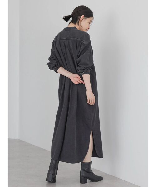 AMERICAN HOLIC（アメリカンホリック）の「デニムシャツワンピース（シャツワンピース・レディース・インディゴブルー/ブラック・M/L）」の22枚目の写真