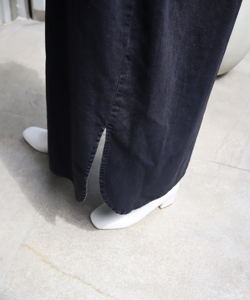 AMERICAN HOLIC（アメリカンホリック）の「デニムシャツワンピース（シャツワンピース・レディース・インディゴブルー/ブラック・M/L）」の6枚目の写真