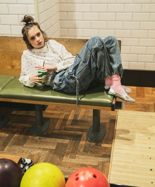 forksy.（フォルクシー）の「【forksy.】M-65デニムフィールドカーゴパンツ（デニムパンツ・レディース・ダークグレー/アイボリー/インディゴブルー/ブルー・FREE）」の6枚目の写真