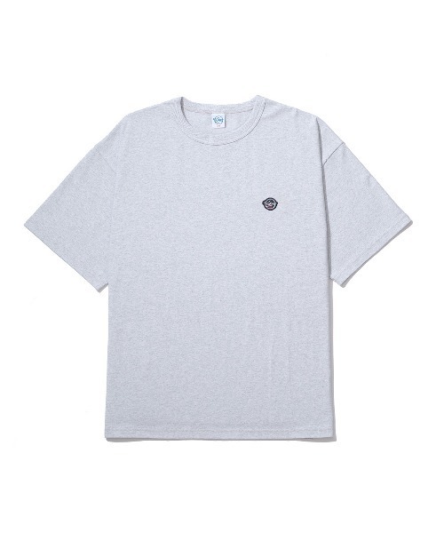 KEBOZ（ケボズ）の「BB WAPPEN S/S TEE（Tシャツ/カットソー・メンズ・オレンジ/マスタード/ネイビー/グリーン/オリーブ系/クリーム/ブルー/ミックスグレー/サックスブルー/スカイブルー/ホワイト/バーガンディー/ブラウン/パープル/ブラック・L/2XL/M/S/XL）」の3枚目の写真