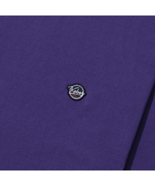 KEBOZ（ケボズ）の「BB WAPPEN S/S TEE（Tシャツ/カットソー・メンズ・オレンジ/マスタード/ネイビー/グリーン/オリーブ系/クリーム/ブルー/ミックスグレー/サックスブルー/スカイブルー/ホワイト/バーガンディー/ブラウン/パープル/ブラック・L/2XL/M/S/XL）」の16枚目の写真