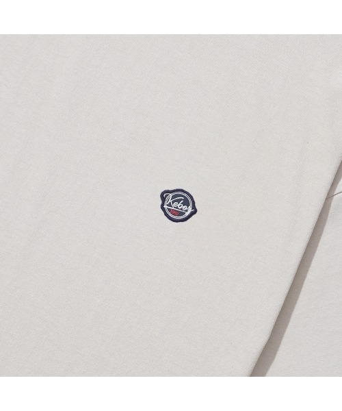 KEBOZ（ケボズ）の「BB WAPPEN S/S TEE（Tシャツ/カットソー・メンズ・オレンジ/マスタード/ネイビー/グリーン/オリーブ系/クリーム/ブルー/ミックスグレー/サックスブルー/スカイブルー/ホワイト/バーガンディー/ブラウン/パープル/ブラック・L/2XL/M/S/XL）」の22枚目の写真