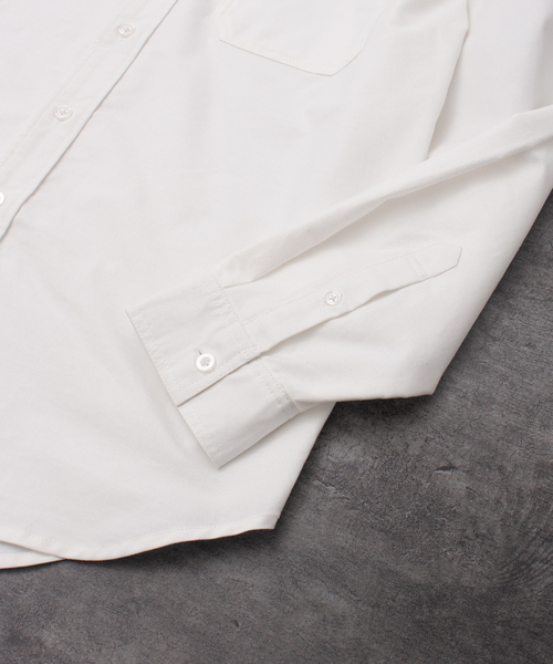 MYSELF ABAHOUSE(マイセルフアバハウス)の「ルーズ オーバー シルエット オックス レギュラーカラー シャツ(シャツ/ブラウス・メンズ・ホワイト/ピンク/ストライプ/ブルー・S/M/L/XL)」の8枚目の写真