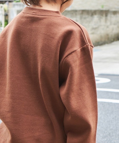 PAIRMANON STREET（ペアマノンストリート）の「【PAIRMANON STREET】ベーシック ガゼット付き トレーナー（スウェット・キッズ・ブラック系その他/カーキ/ネイビー/グレー/レッド系その他/ブラウン/マスタード・130/120/90/140/110/100/150）」の12枚目の写真