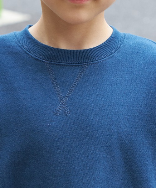 PAIRMANON STREET（ペアマノンストリート）の「【PAIRMANON STREET】ベーシック ガゼット付き トレーナー（スウェット・キッズ・ブラック系その他/カーキ/ネイビー/グレー/レッド系その他/ブラウン/マスタード・130/120/90/140/110/100/150）」の16枚目の写真